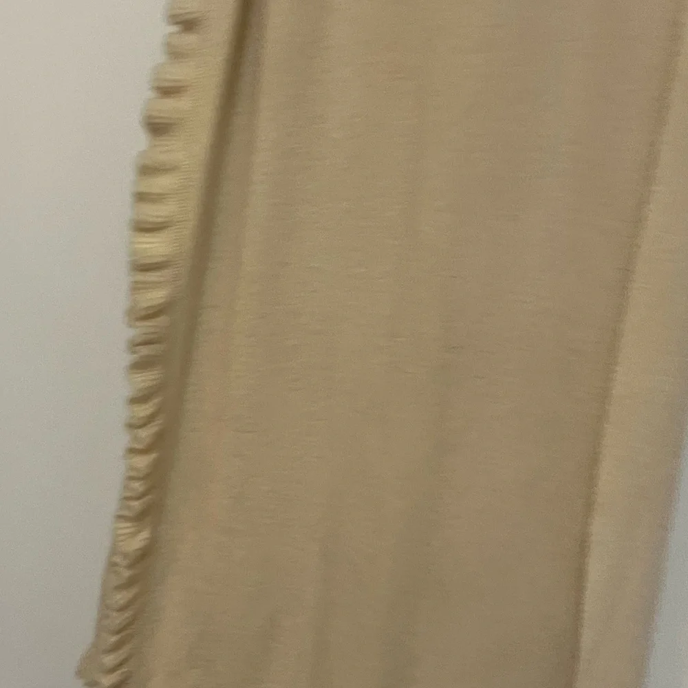 Dior cashmere blend ruffle knit scarf
